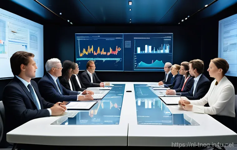 무역협상가가 활용할 수 있는 최신 기술 트렌드 - **Prompt 1: The Data-Driven Negotiator**
    "A highly professional and diverse group of internation...