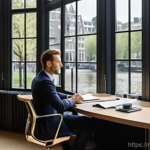 Home 15 무역협상가의 직무 만족도를 높이는 방법 - **Mental Resilience: The Composed Negotiator and Peaceful Retreat**
"A split image, or a dynamic...