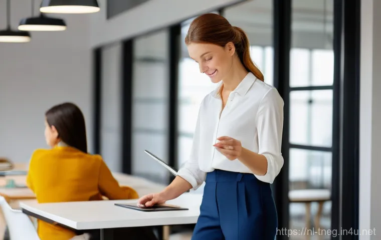 무역협상가의 직무 만족도를 높이는 방법 - **Mental Resilience: The Composed Negotiator and Peaceful Retreat**
    "A split image, or a dynamic...